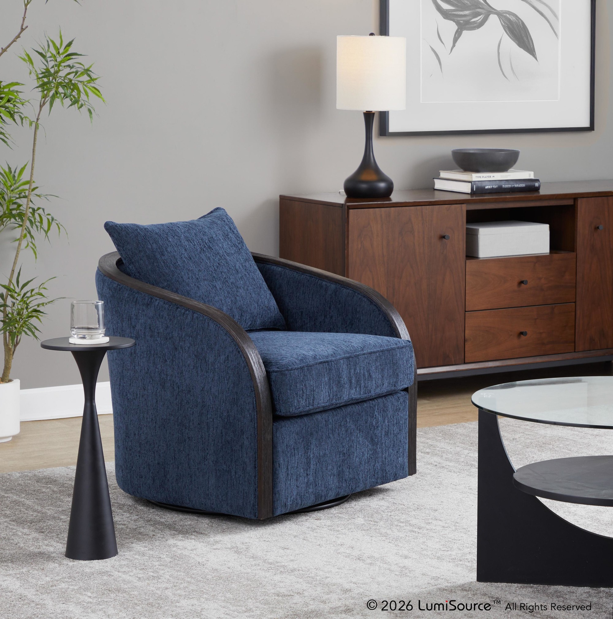 Gemma Swivel Accent Chair